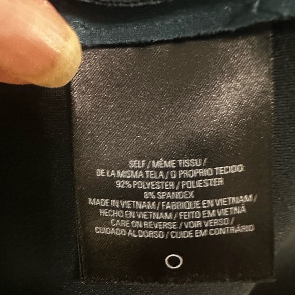 Tahari Faux Suede Knee Length Dress Size 12 - Picture 4 of 5